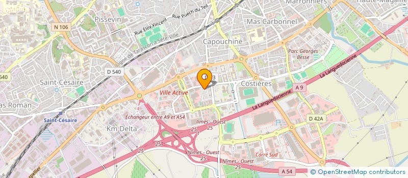 localisation de l'entreprise L2M à NIMES
