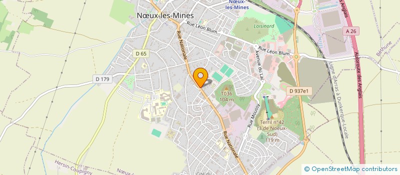 localisation de l'entreprise L2M  NUX-LES-MINES