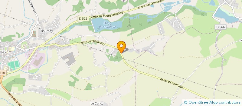 localisation de l'entreprise L2M  SAINT-JEAN-DE-BOURNAY