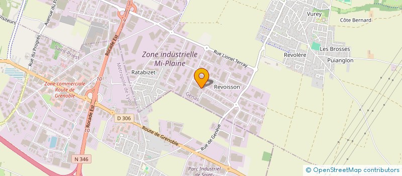 localisation de l'entreprise L2M-BTP à SAINT-PRIEST