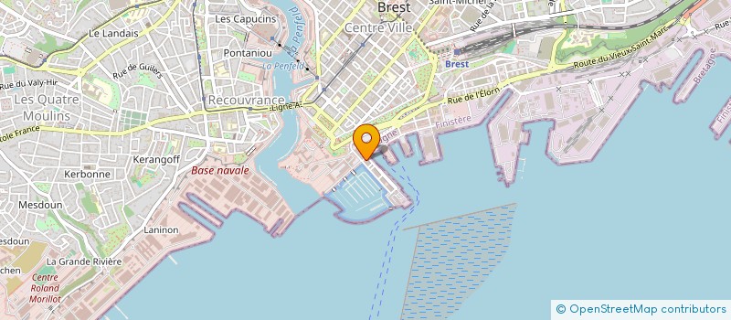 localisation de l'entreprise L2M COURTAGE à BREST