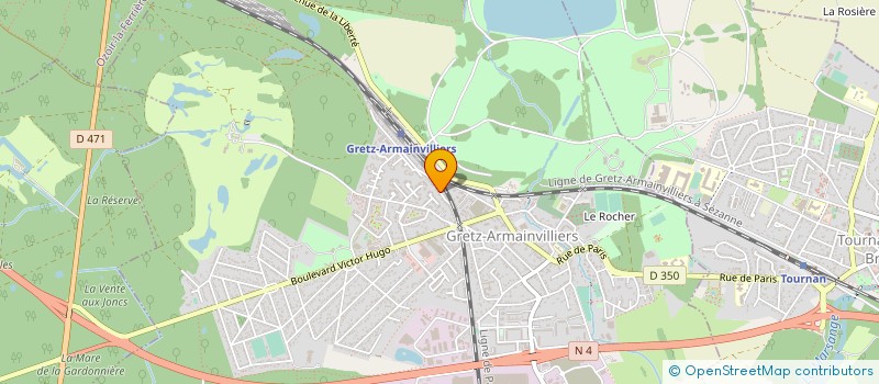 localisation de l'entreprise L2M OUVERTURE à GRETZ ARMAINVILLIERS