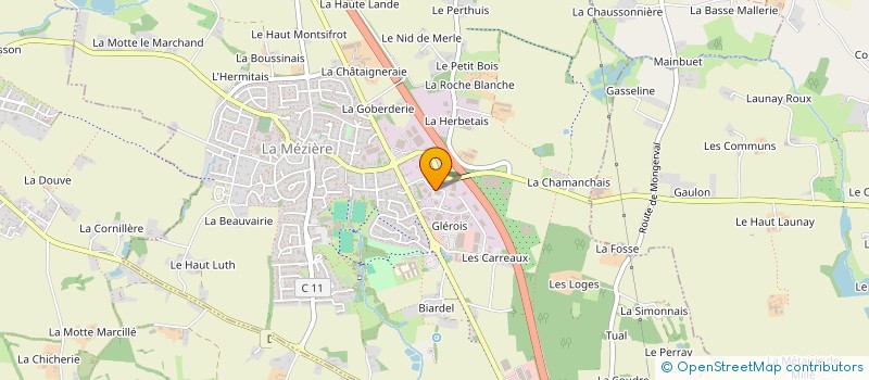 localisation de l'entreprise L2M SERVICES à LA MEZIERE