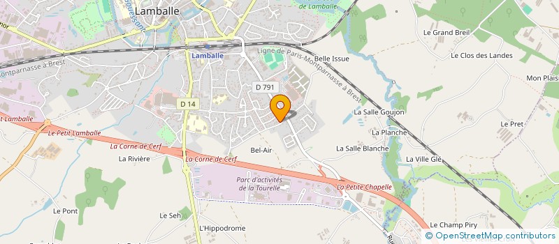 localisation de l'entreprise L2M2N INVEST à LAMBALLE-ARMOR