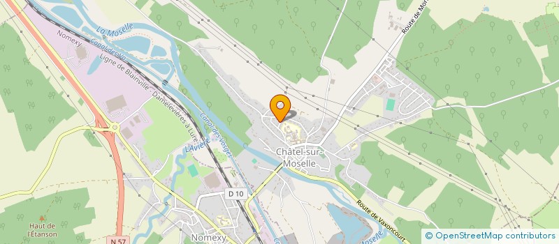 localisation de l'entreprise L2MA  CHATEL-SUR-MOSELLE