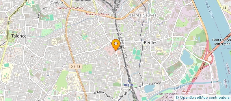localisation de l'entreprise L2MA CONSTRUCTIONS à BEGLES