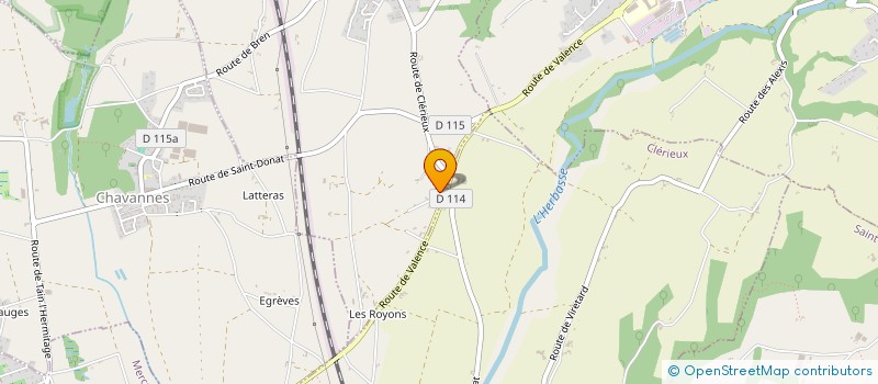 localisation de l'entreprise L2MF  MARSAZ