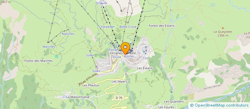localisation de l'entreprise L2MP à ORCIERES