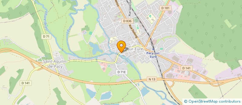 localisation de l'entreprise L2NF ISAMBARD  PACY-SUR-EURE