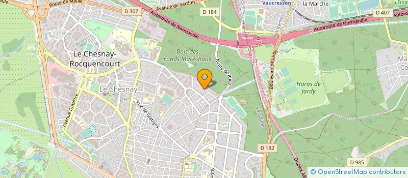 localisation de l'entreprise L2O CAPITAL  LE CHESNAY-ROCQUENCOURT