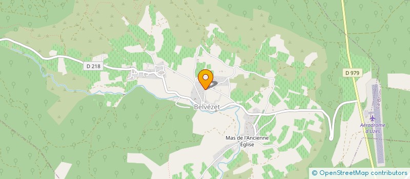 localisation de l'entreprise L2P  BELVEZET