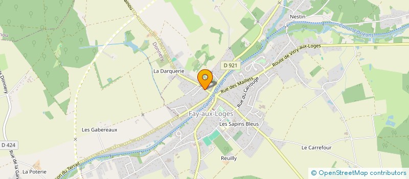 localisation de l'entreprise L2P AERO  FAY-AUX-LOGES