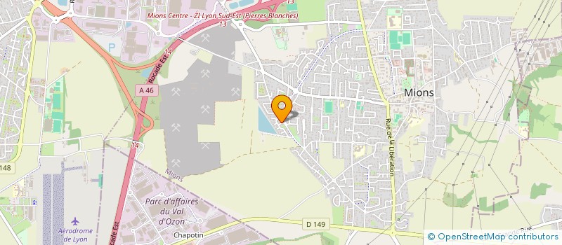 localisation de l'entreprise L2P CONCEPT INFORMATQUE  MIONS