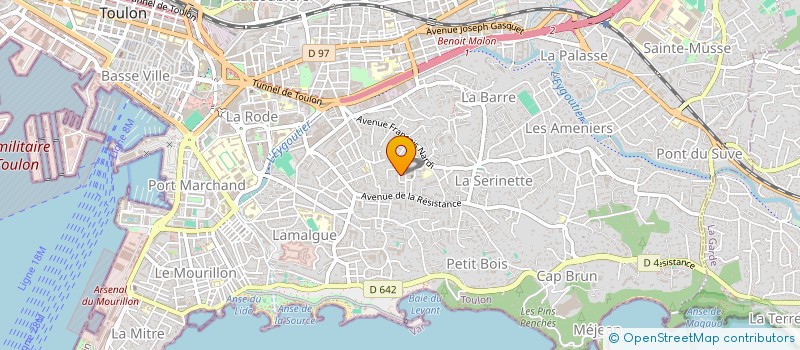 localisation de l'entreprise L2P CONSEILS  TOULON