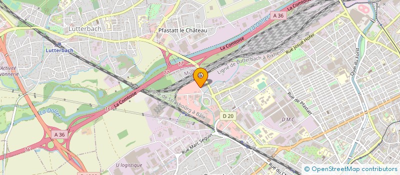 localisation de l'entreprise L2P ET CIE à MULHOUSE
