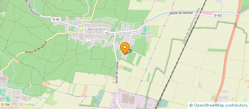 localisation de l'entreprise L2PR  BERGHEIM