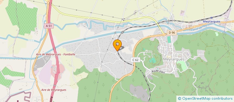 localisation de l'entreprise L2R  MEYRARGUES