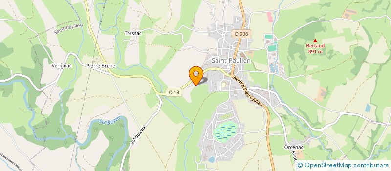 localisation de l'entreprise L2R IMMO  SAINT-PAULIEN