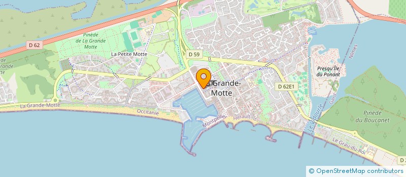 localisation de l'entreprise L2R IMMOBILIER  LA GRANDE-MOTTE