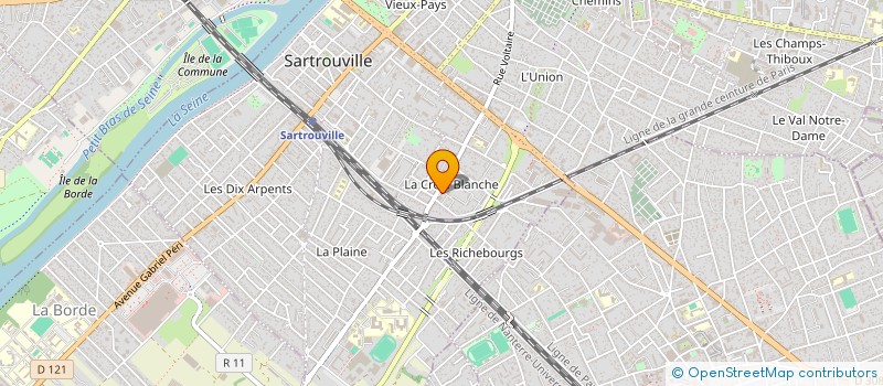 localisation de l'entreprise L2R LAMARTINE  SARTROUVILLE