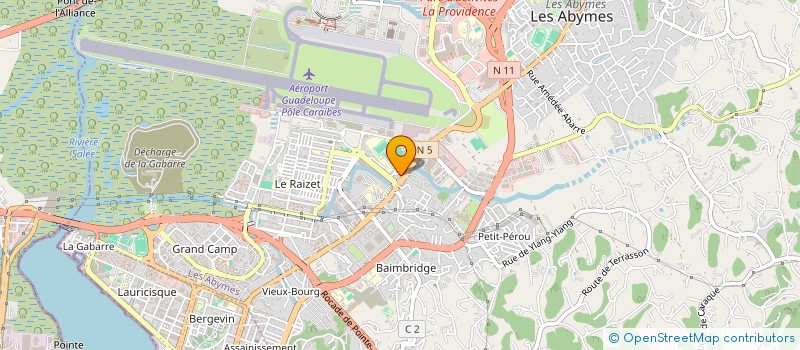 localisation de l'entreprise L2S BATI à LES ABYMES