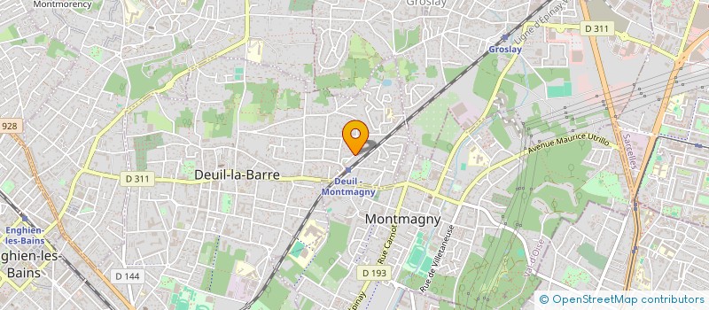 localisation de l'entreprise L2S TRAVAUX à DEUIL-LA-BARRE