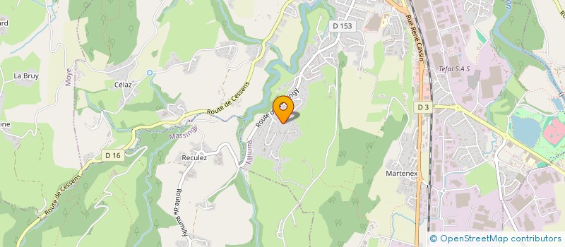 localisation de l'entreprise L2S3D  RUMILLY