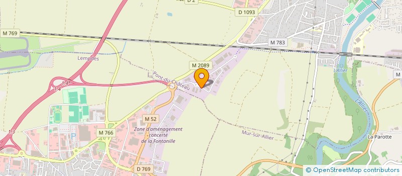 localisation de l'entreprise L2SL FINANCES  PONT-DU-CHATEAU