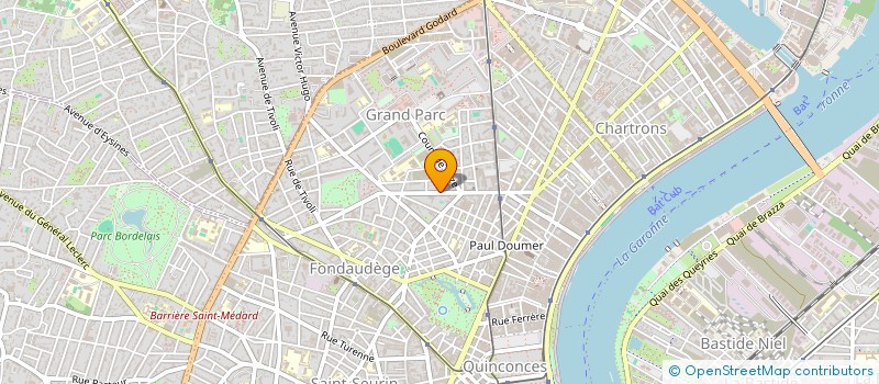 localisation de l'entreprise L2V PRODUCTIONS à BORDEAUX