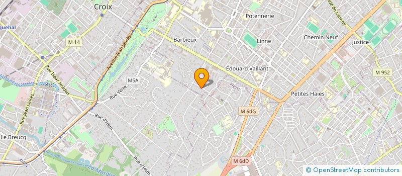 localisation de l'entreprise L2W  ROUBAIX