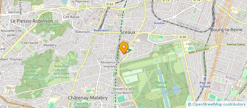 localisation de l'entreprise L308 à SCEAUX