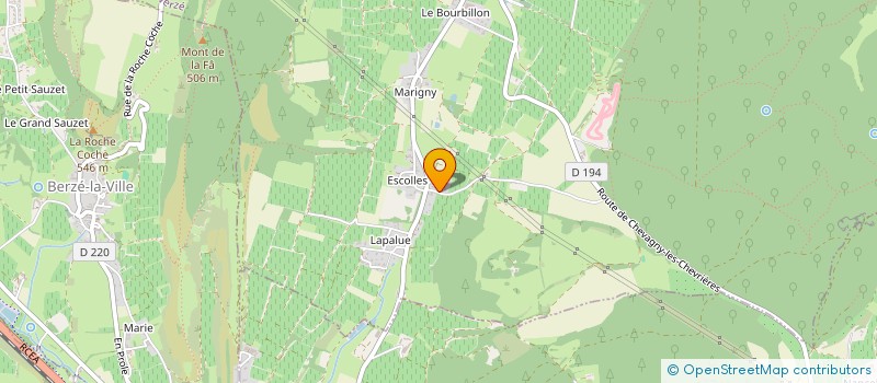 localisation de l'entreprise L3A  VERZE