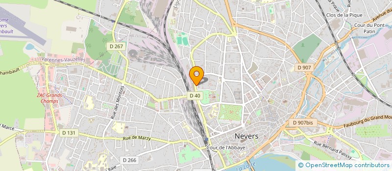 localisation de l'entreprise L3AP à NEVERS