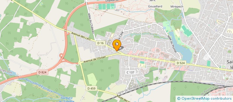 localisation de l'entreprise L3B IMMO  SAINT-PAUL-LES-DAX