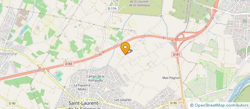 localisation de l'entreprise L3C  SAINT-LAURENT-DE-LA-SALANQUE