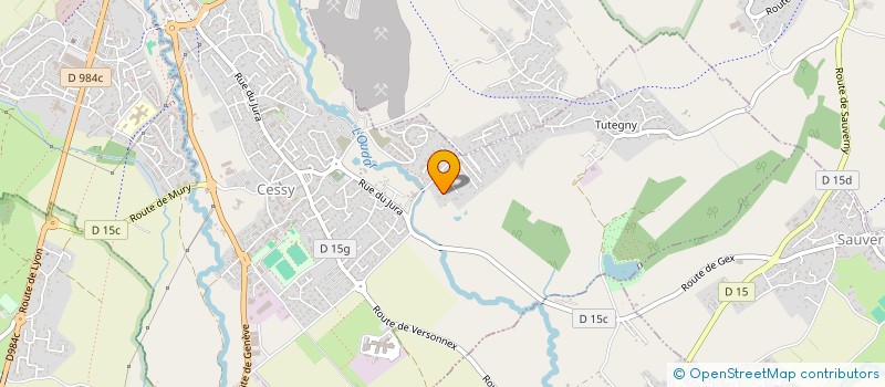 localisation de l'entreprise L3C  CESSY