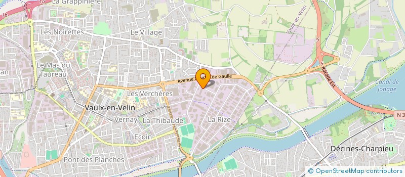localisation de l'entreprise L3C BRENNUS  VAULX-EN-VELIN