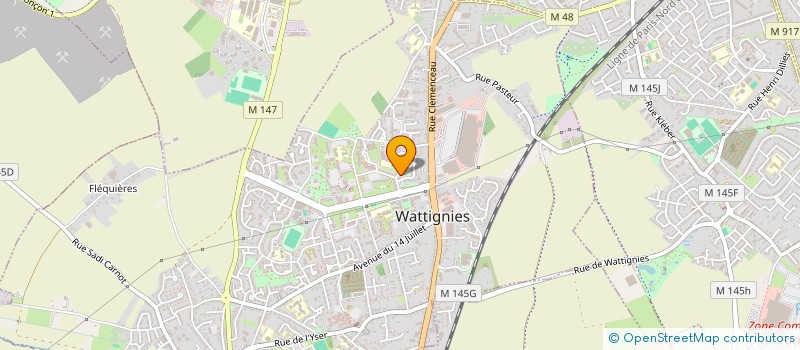 localisation de l'entreprise L3C IMMO  WATTIGNIES