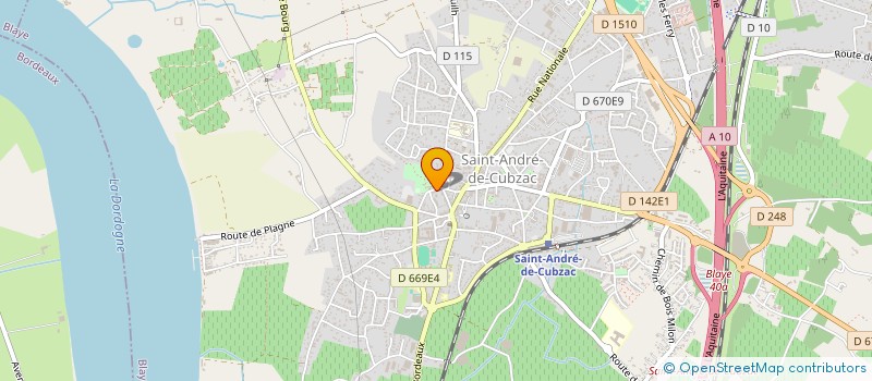 localisation de l'entreprise L3CZ à SAINT-ANDRE-DE-CUBZAC