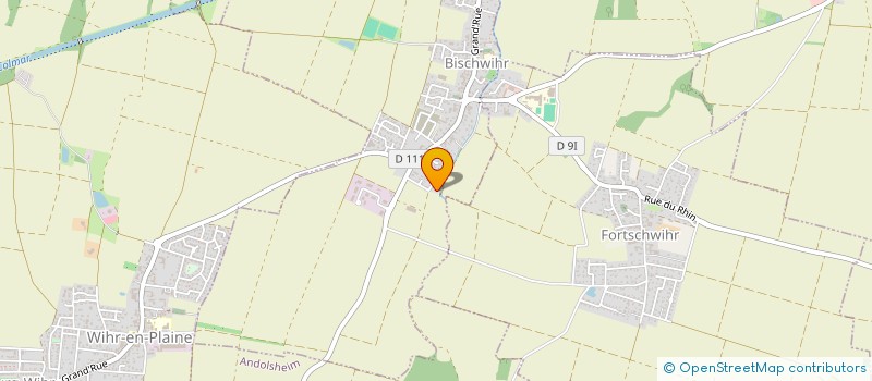 localisation de l'entreprise L3D  BISCHWIHR