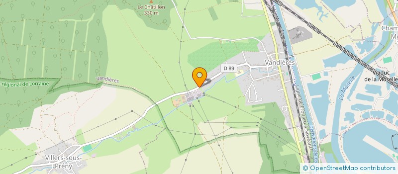 localisation de l'entreprise L3D  VANDIERES