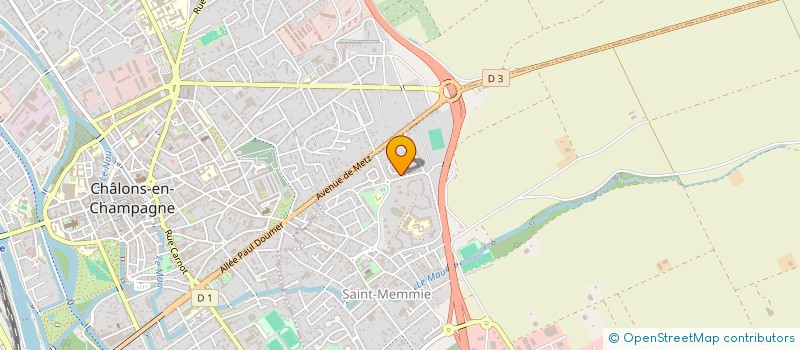 localisation de l'entreprise L3DMETAL à SAINT-MEMMIE