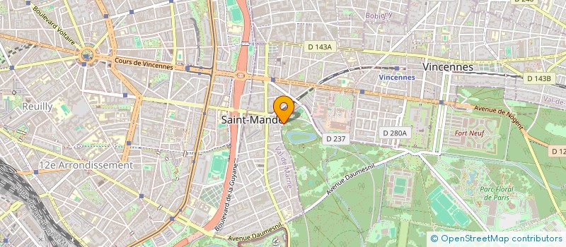 localisation de l'entreprise L3F  MONTREUIL