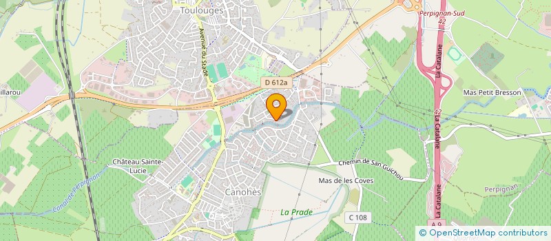 localisation de l'entreprise L3F  CANOHES