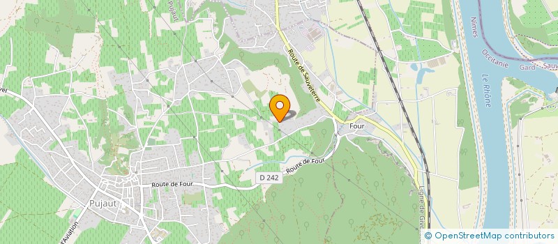 localisation de l'entreprise L3F PROPERTY  PUJAUT