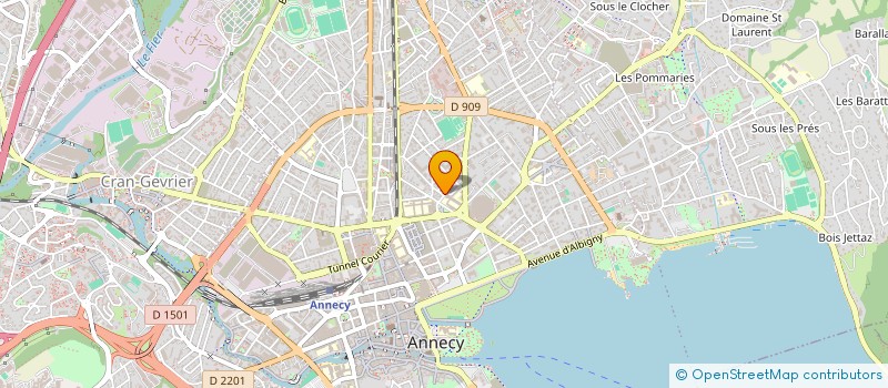 localisation de l'entreprise L3G à ANNECY