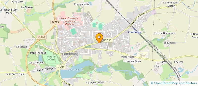 localisation de l'entreprise L3G IMMOBILIER  COMBOURG