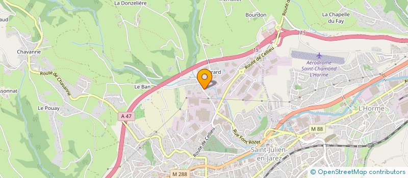 localisation de l'entreprise L3I LOIRE INDUSTRIE INGENIERIE INFORMATI à SAINT-CHAMOND