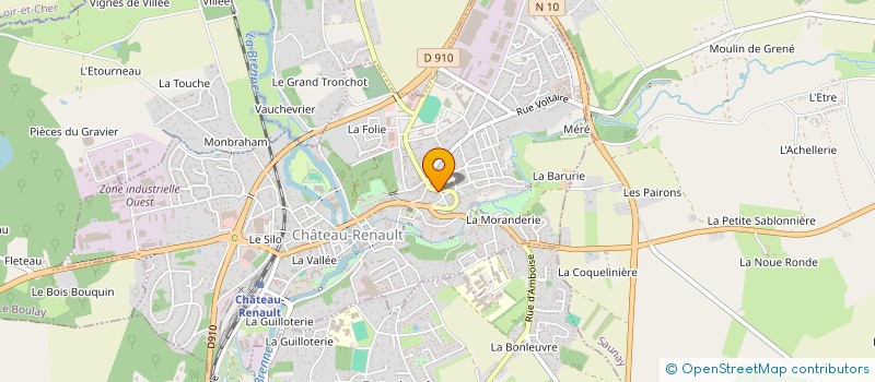 localisation de l'entreprise L3M à CHATEAU-RENAULT