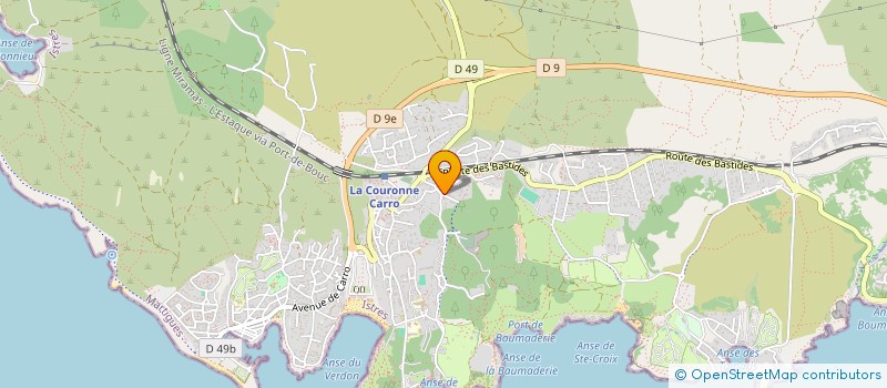 localisation de l'entreprise L3M  MARTIGUES